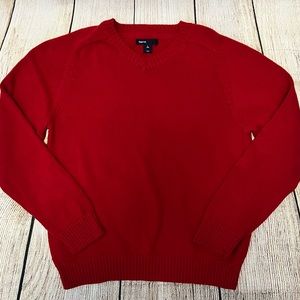 Gap Kids Boys Red Cardigan Pullover Sweater Size 10